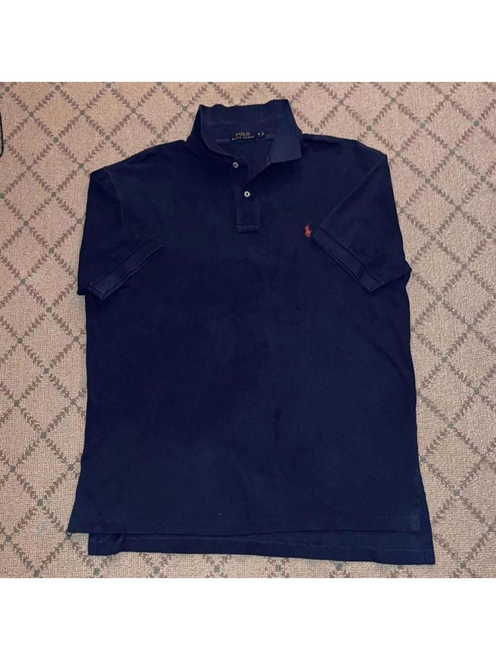 Polo by Ralph Lauren navy w red pony logo polo XL